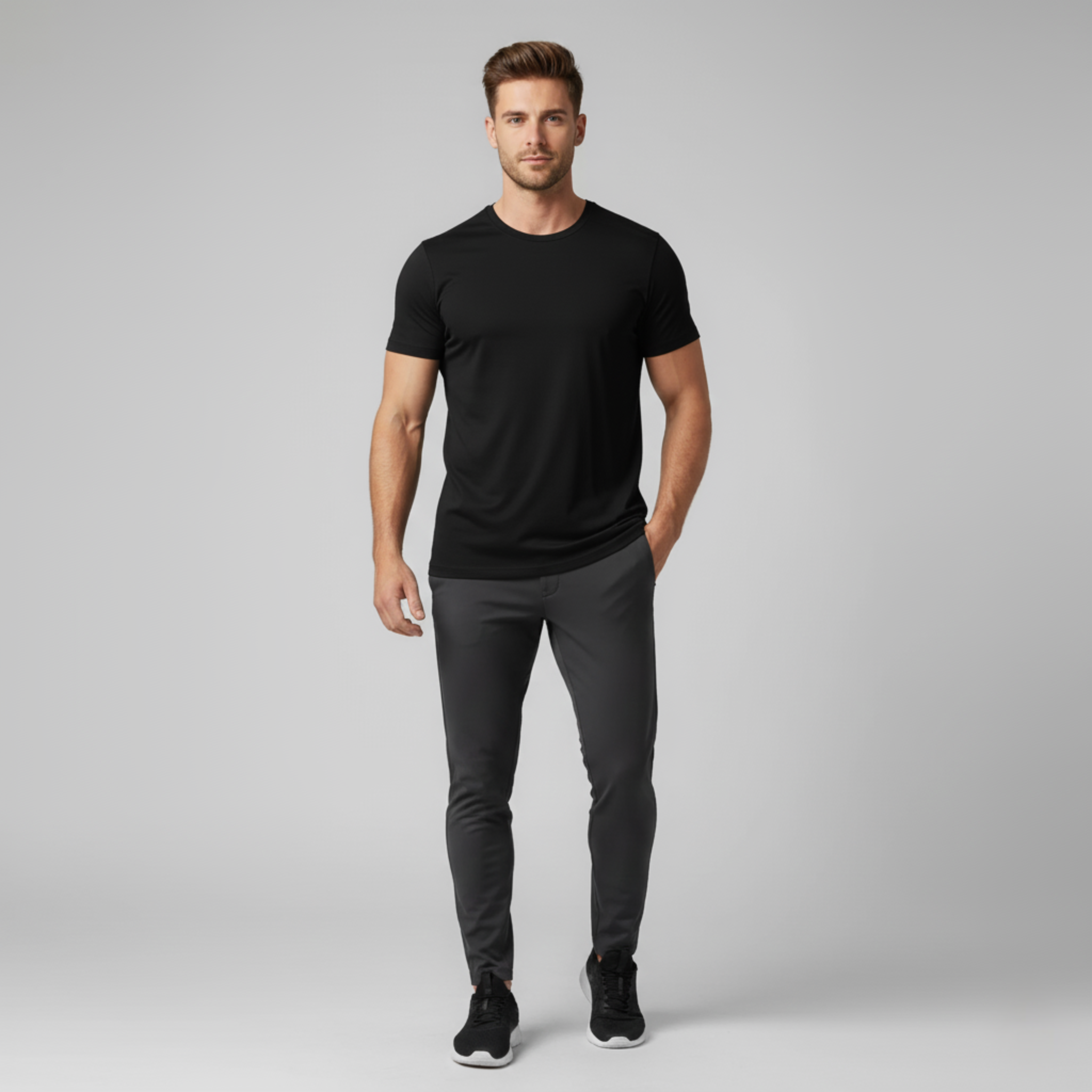 Tech Daily Basic T-Shirt - Black