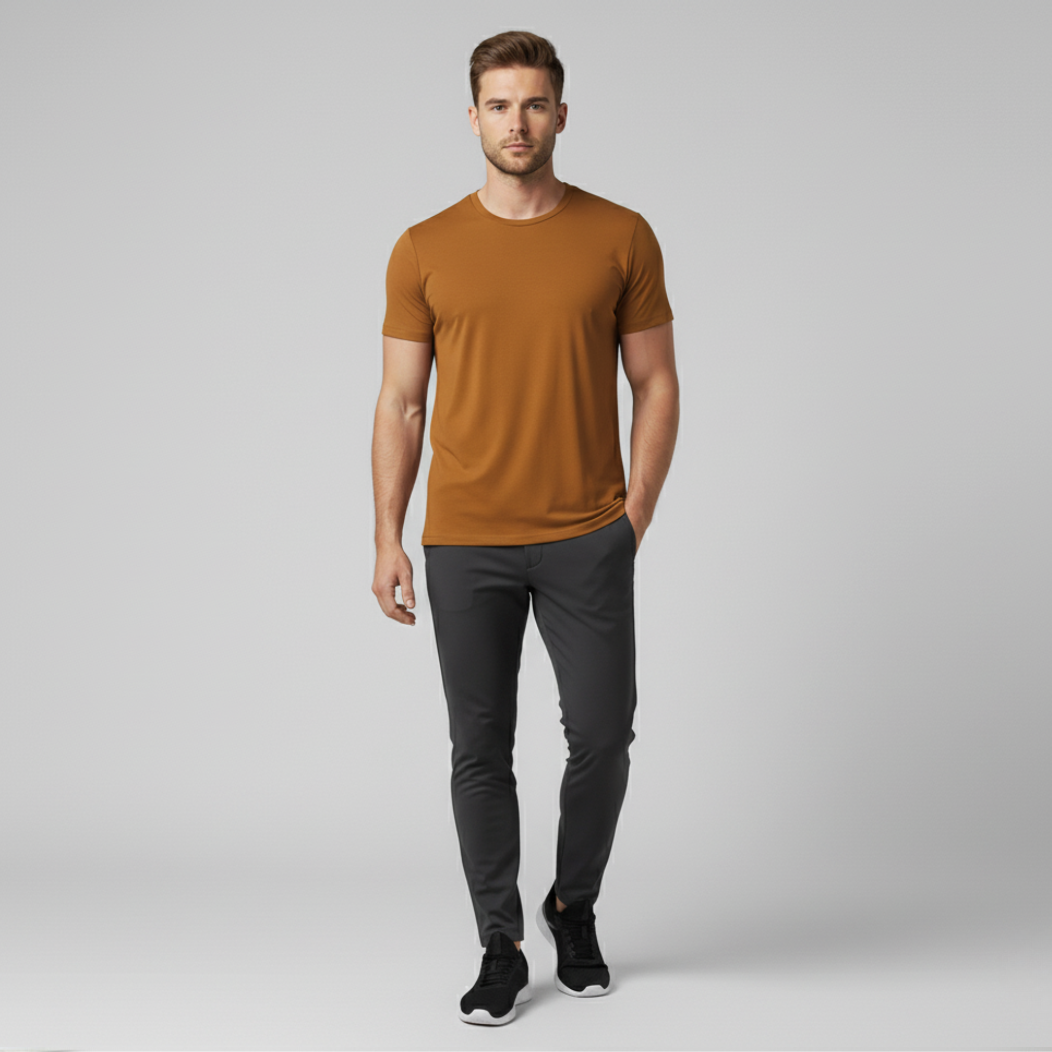 Tech Daily Basic T-Shirt - Bronze