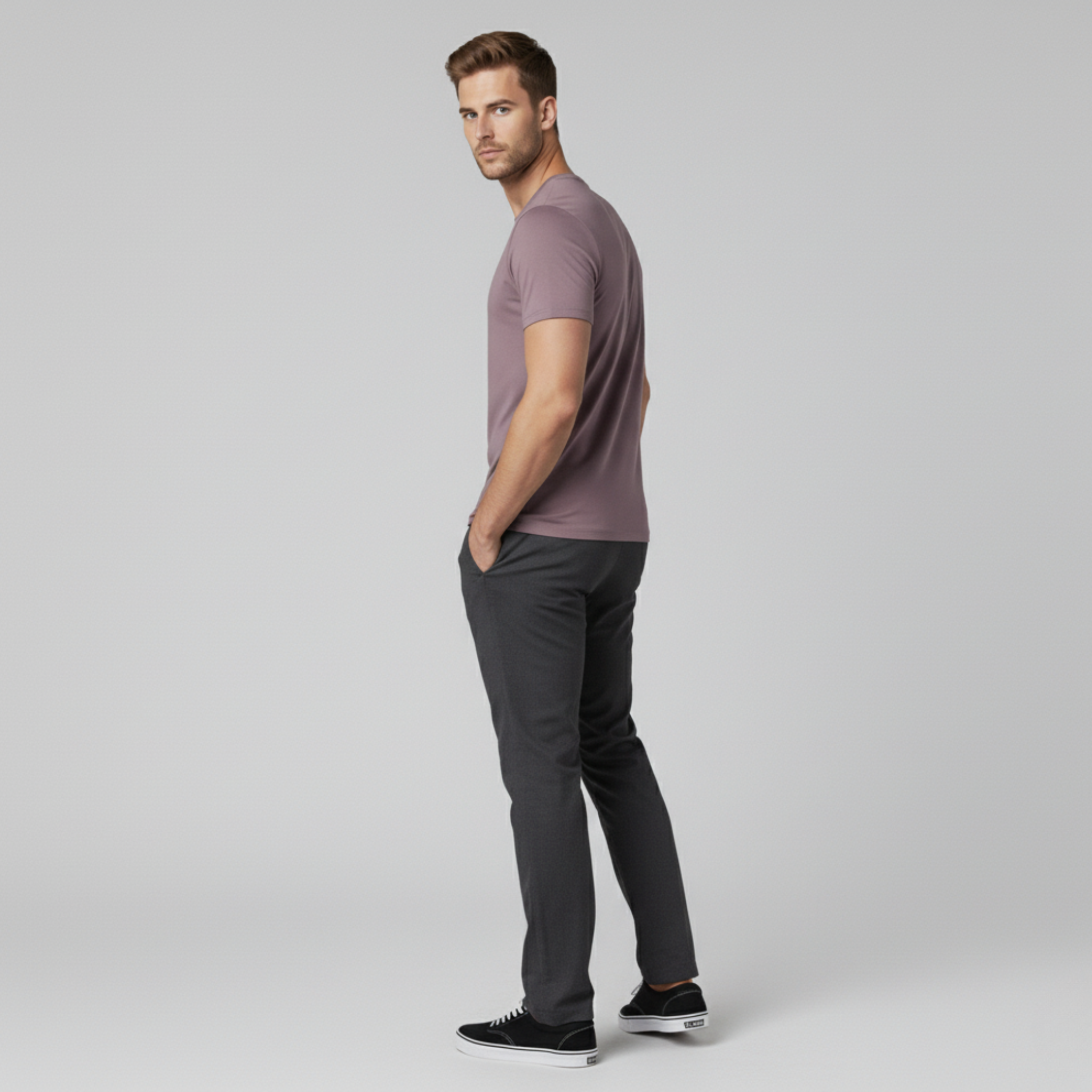 Tech Daily Basic T-Shirt - Mauve