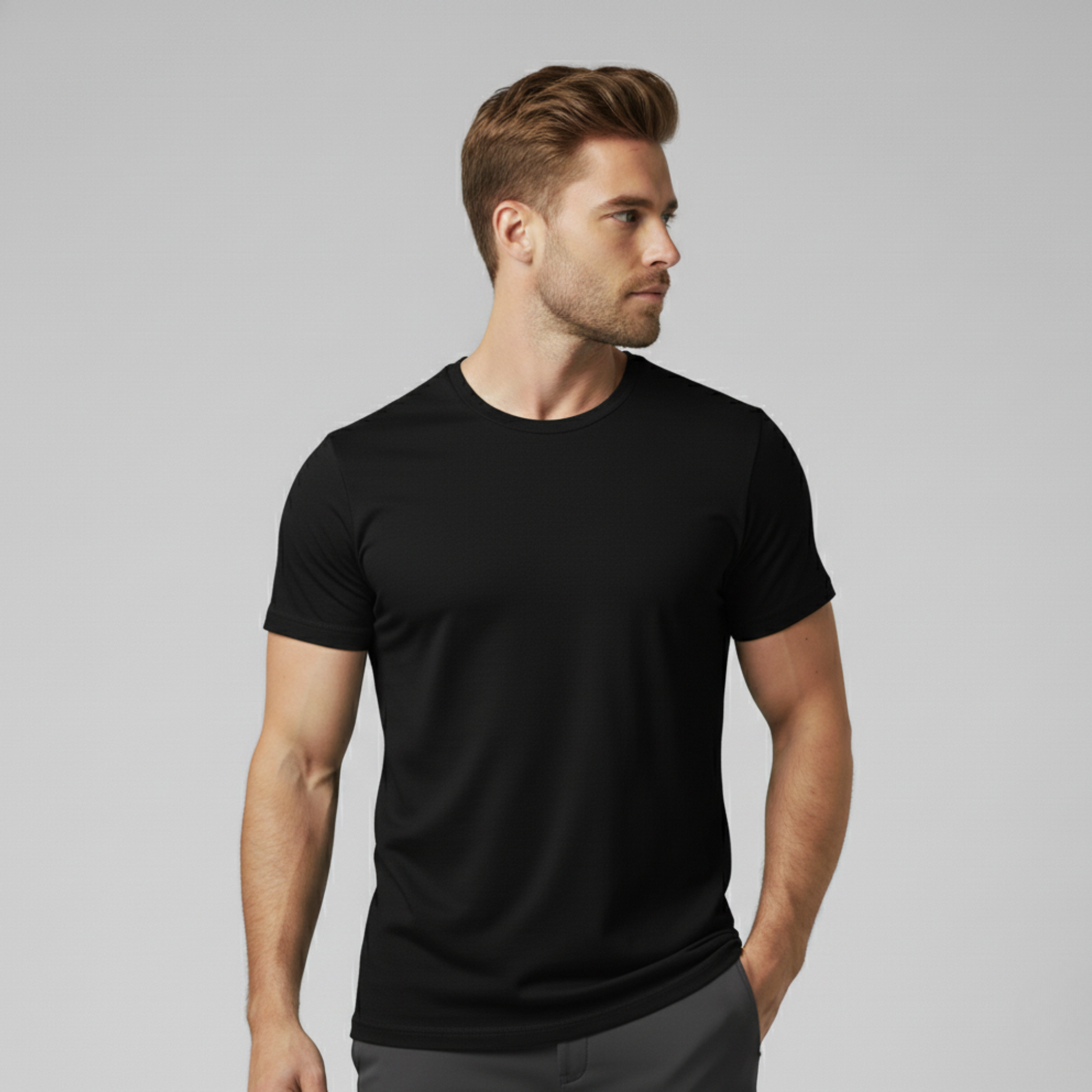 Tech Daily Basic T-Shirt - Black
