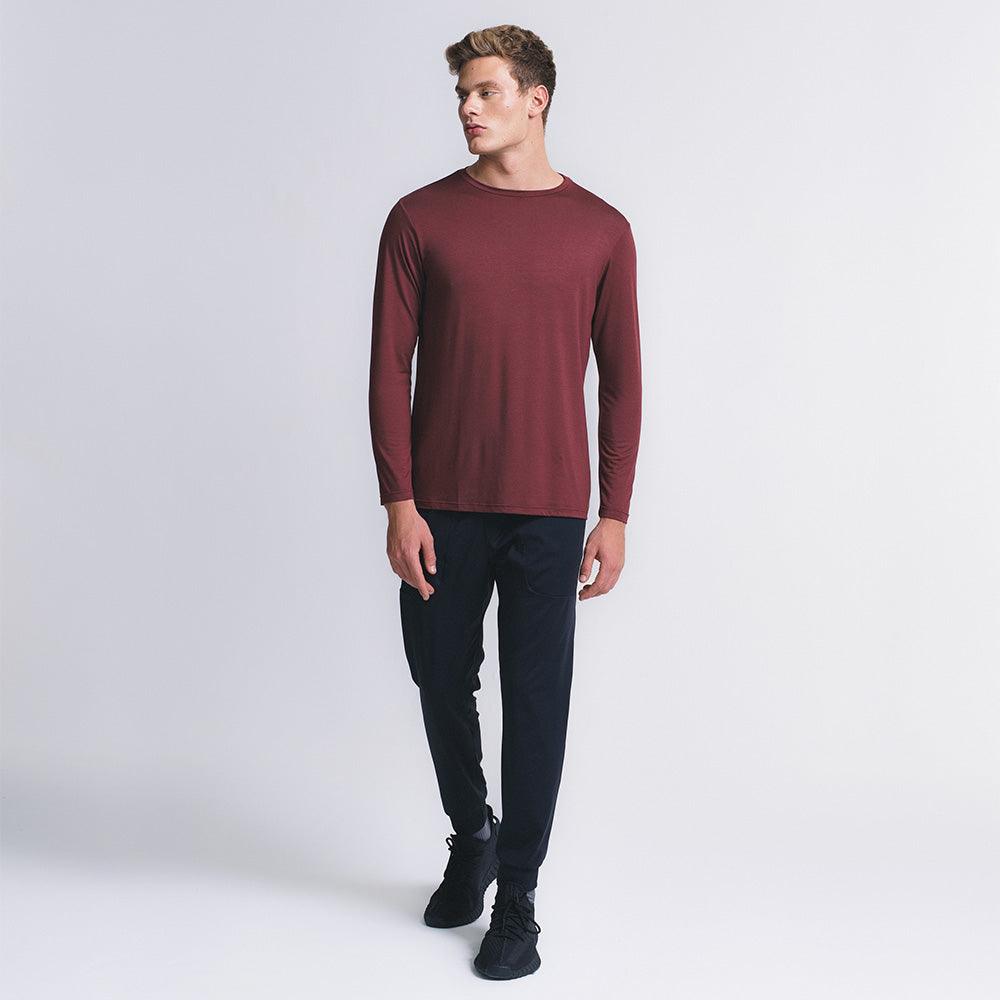 Tech Long Sleeve T-Shirt - Beetroot