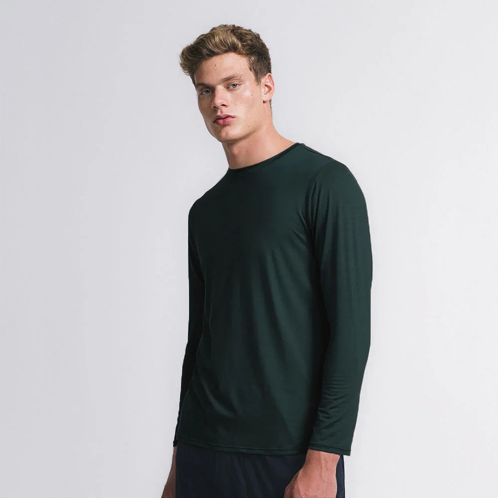 Tech Long Sleeve T-Shirt - Evergreen
