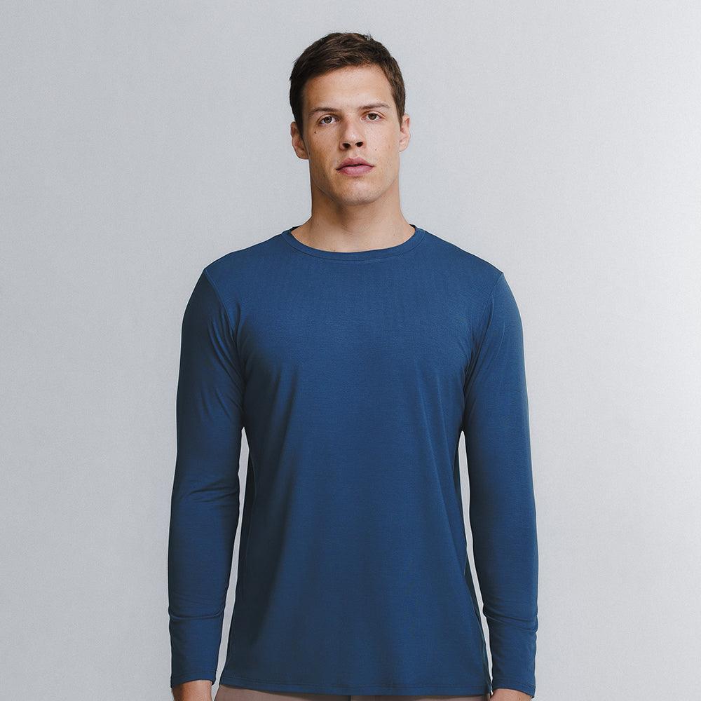 Tech Long Sleeve T-Shirt - New Navy