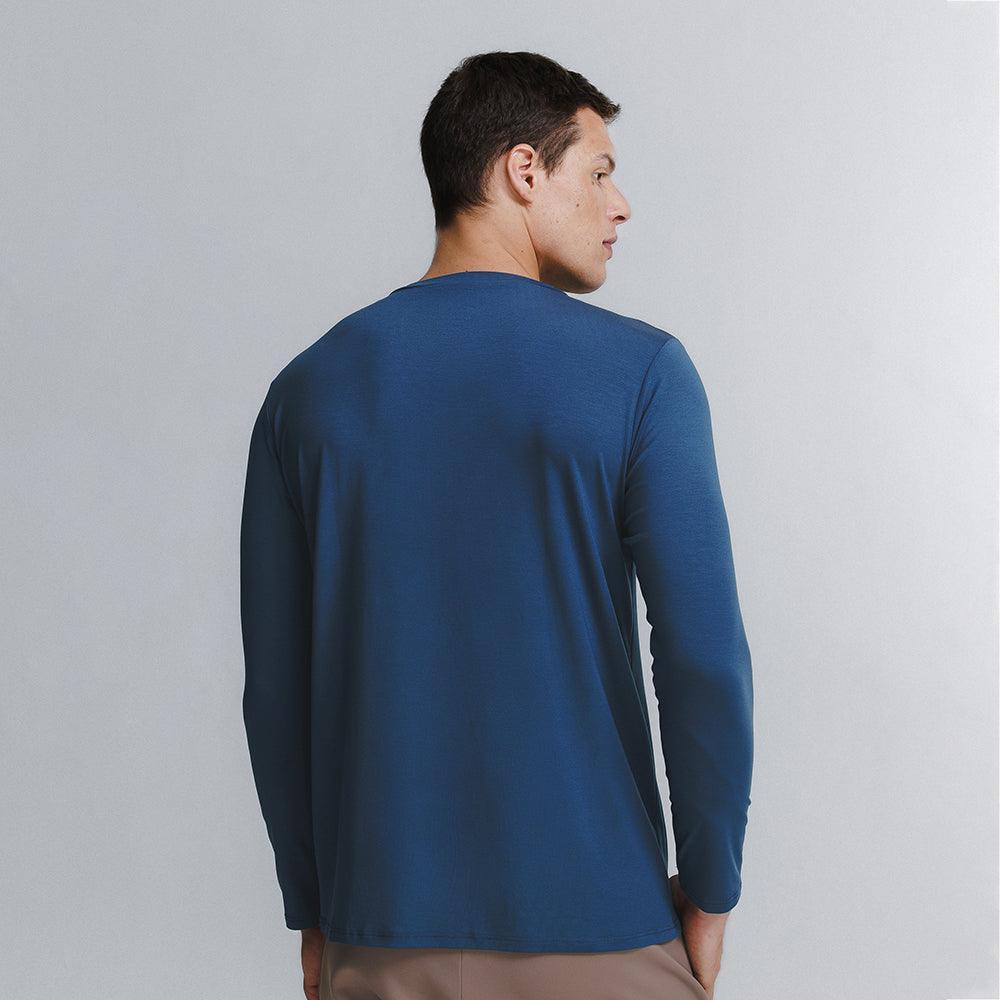 Tech Long Sleeve T-Shirt - New Navy