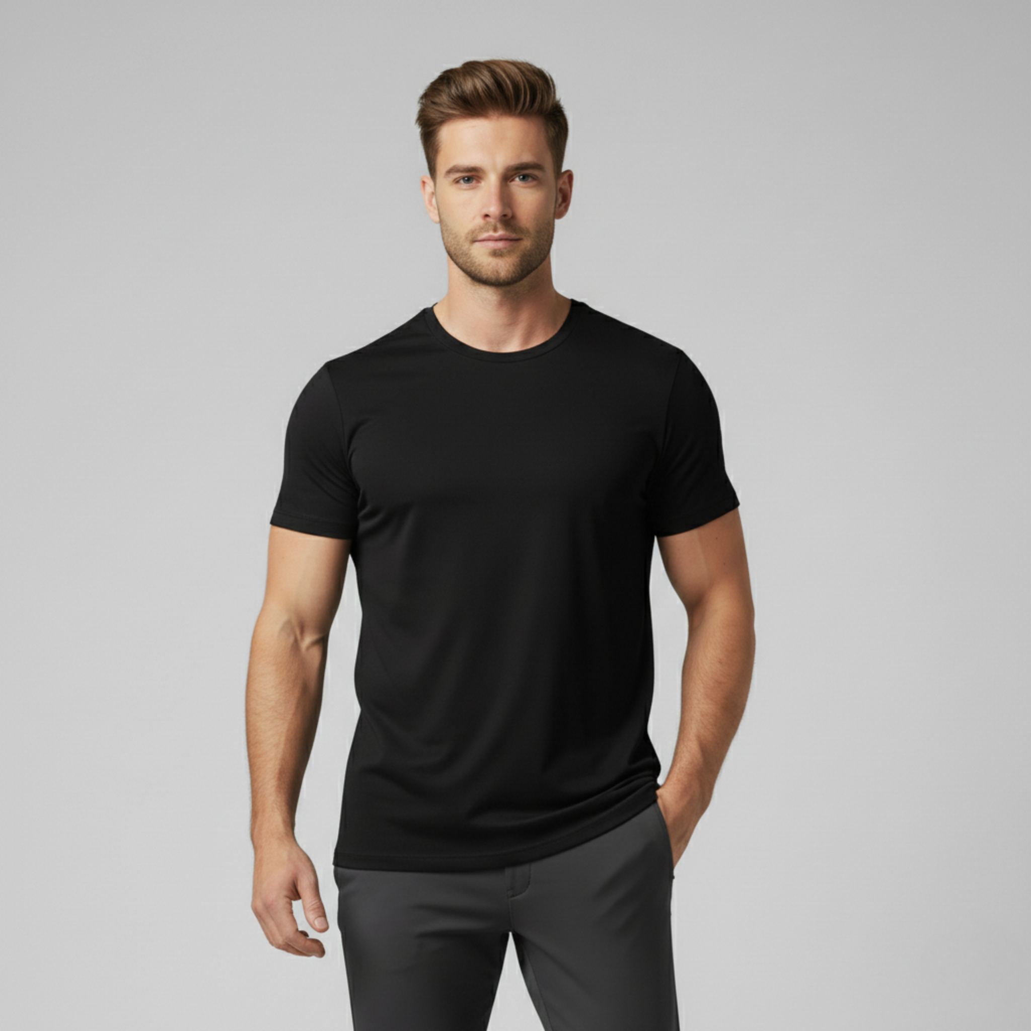 Tech Daily Basic T-Shirt - Black