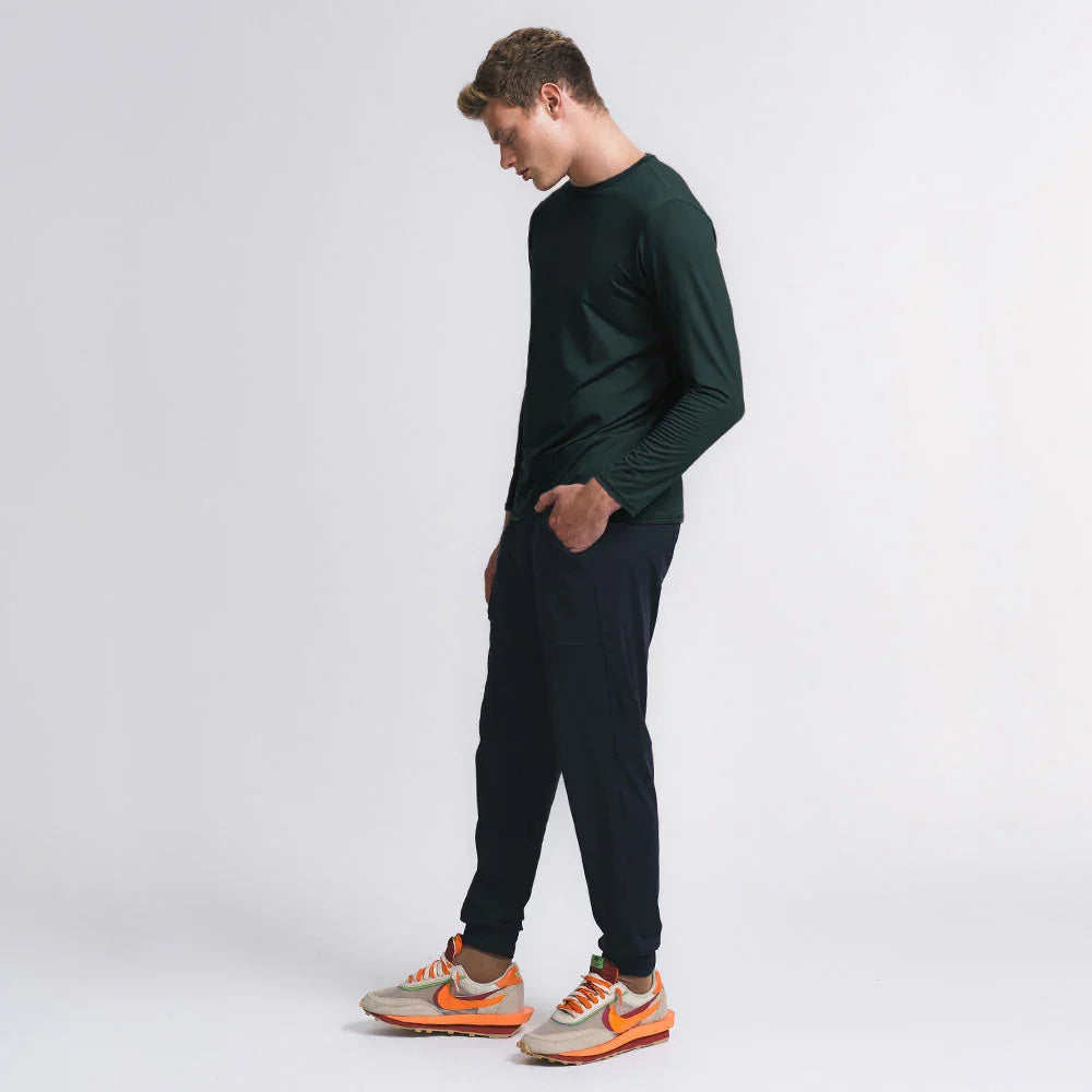 Tech Long Sleeve T-Shirt -  Evergreen